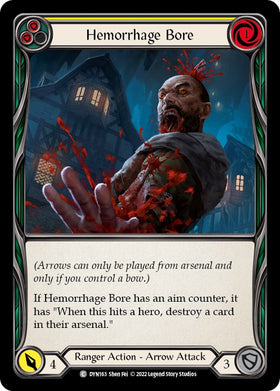 Hemorrhage Bore (Yellow) [DYN163] [Dynasty] Rainbow Foil