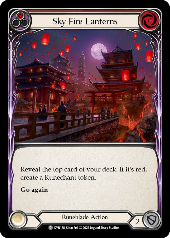 Sky Fire Lanterns (Red) [DYN188] [Dynasty]