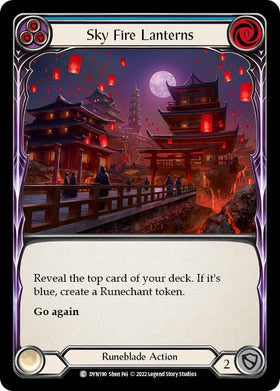 Sky Fire Lanterns (Blue) [DYN190] [Dynasty]