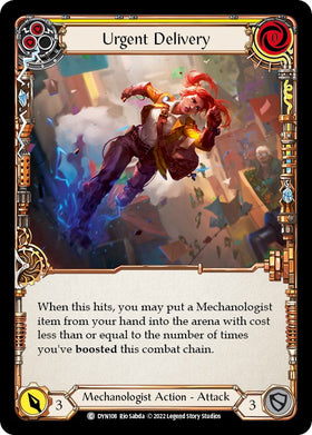 Urgent Delivery (Yellow) [DYN108] [Dynasty] Rainbow Foil