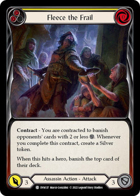 Fleece the Frail (Yellow) [DYN137] [Dynasty] Rainbow Foil