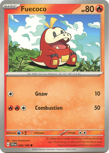 Fuecoco [036/198] [Scarlet & Violet Base Set] Reverse Holofoil