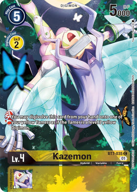 Kazemon (2nd Anniversary Frontier Card) [BT7-035] [Next Adventure] Foil