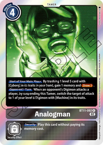 Analogman [BT11-092] [Dimensional Phase] Foil