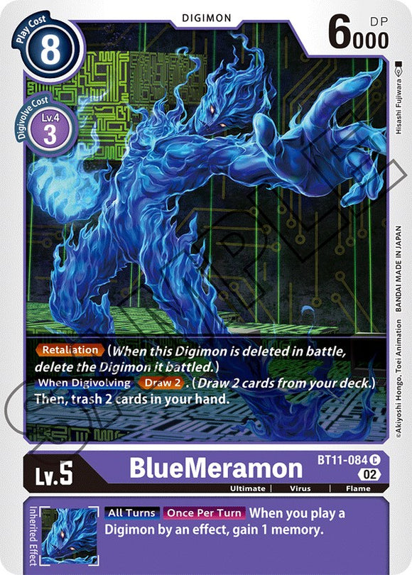 BlueMeramon [BT11-084] [Dimensional Phase] Foil