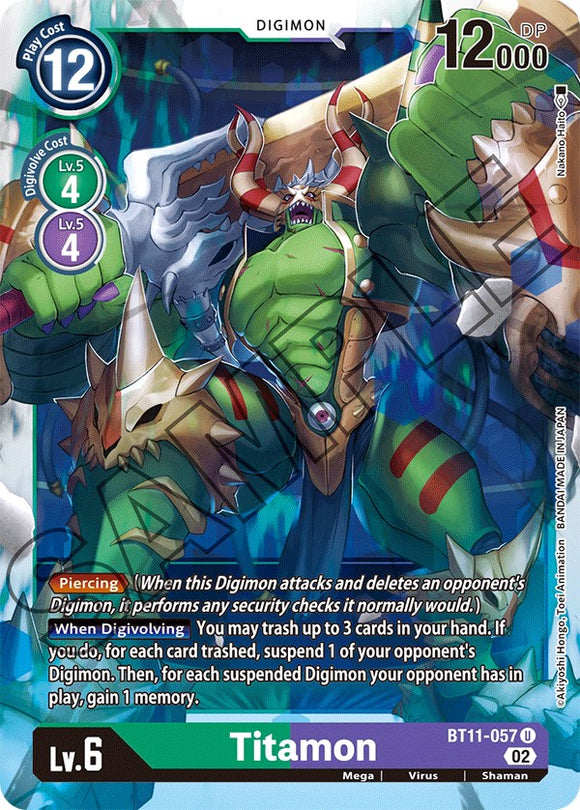 Titamon [BT11-057] [Dimensional Phase] Foil