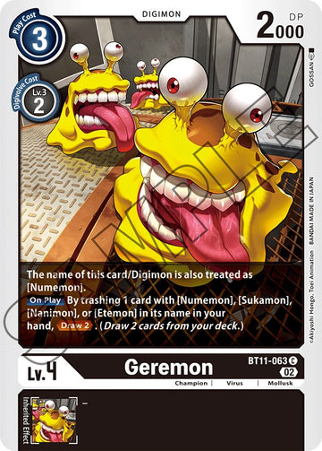 Geremon [BT11-063] [Dimensional Phase] Foil