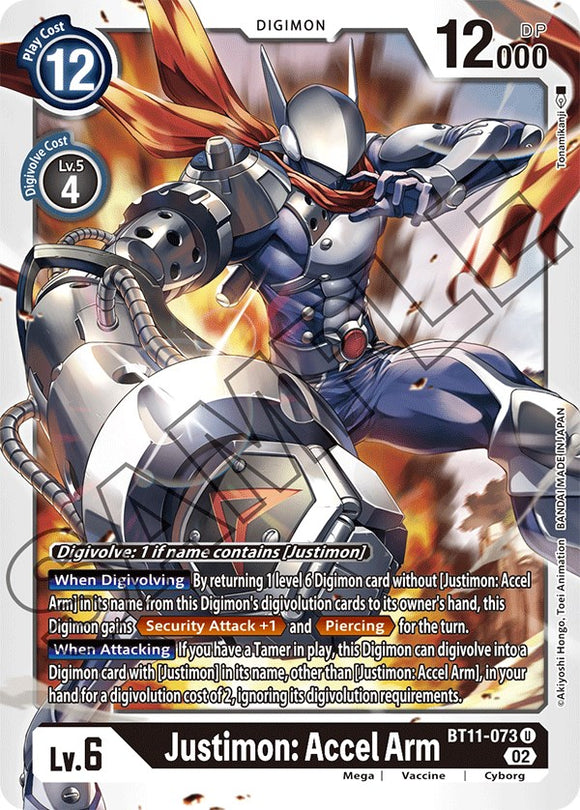 Justimon: Accel Arm [BT11-073] [Dimensional Phase] Foil