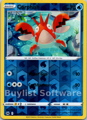 Corphish [033/159] [Crown Zenith] Reverse Holofoil