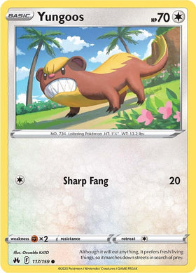 Yungoos [117/159] [Crown Zenith] Reverse Holofoil