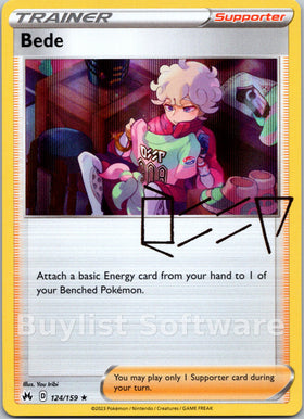 Bede [124/159] [Crown Zenith] Holofoil