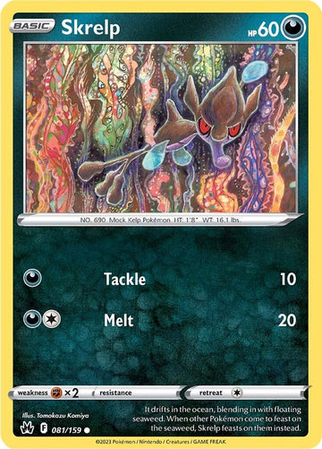 Skrelp [081/159] [Crown Zenith] Reverse Holofoil