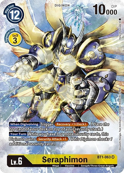 Seraphimon (Alternate Art) [BT1-063] [Dimensional Phase] Foil