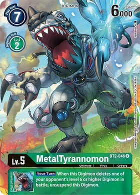 MetalTyrannomon (Alternate Art) [BT2-046] [Dimensional Phase] Foil