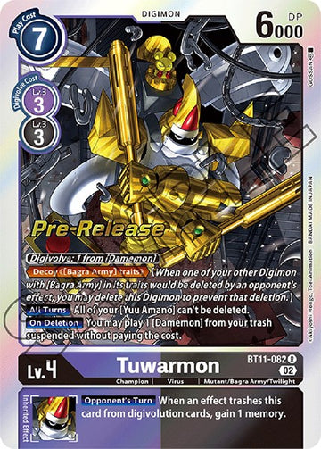 Tuwarmon [BT11-082] [Dimensional Phase Pre-Release Cards] Foil