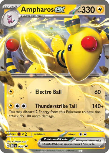 Ampharos ex [016] [Scarlet & Violet Promo Cards] Holofoil