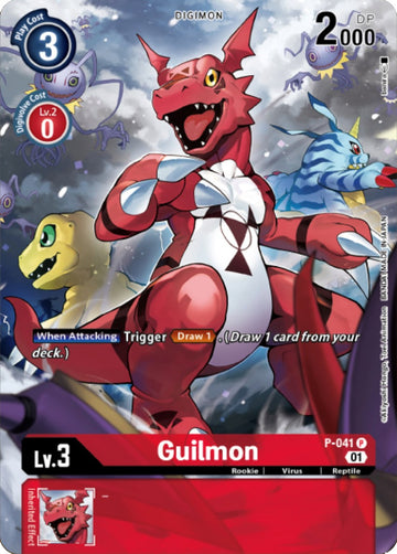 Guilmon (Digimon Royal Knights Card Set) [P-041] [Digimon Promotion Cards] Foil