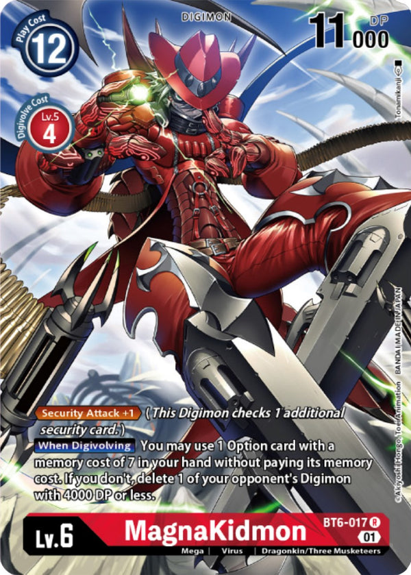 MagnaKidmon (Digimon Card Game Deck Box Set) [BT6-017] [Double Diamond] Foil