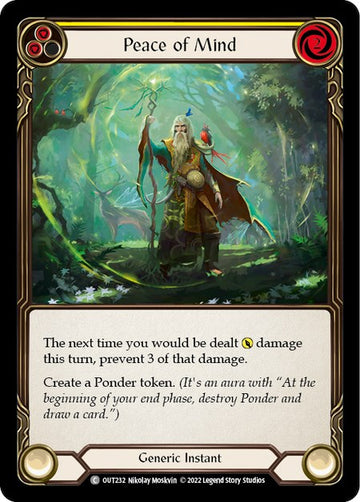 Peace of Mind (Yellow) [OUT232] [Outsiders] Rainbow Foil