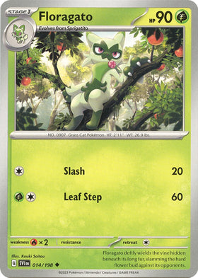 Floragato [014/198] [Scarlet & Violet Base Set] Reverse Holofoil