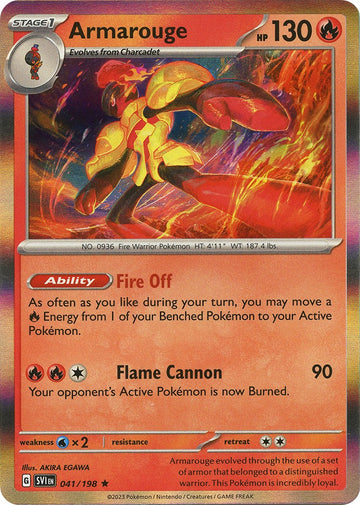 Armarouge [041/198] [Scarlet & Violet Base Set] Reverse Holofoil