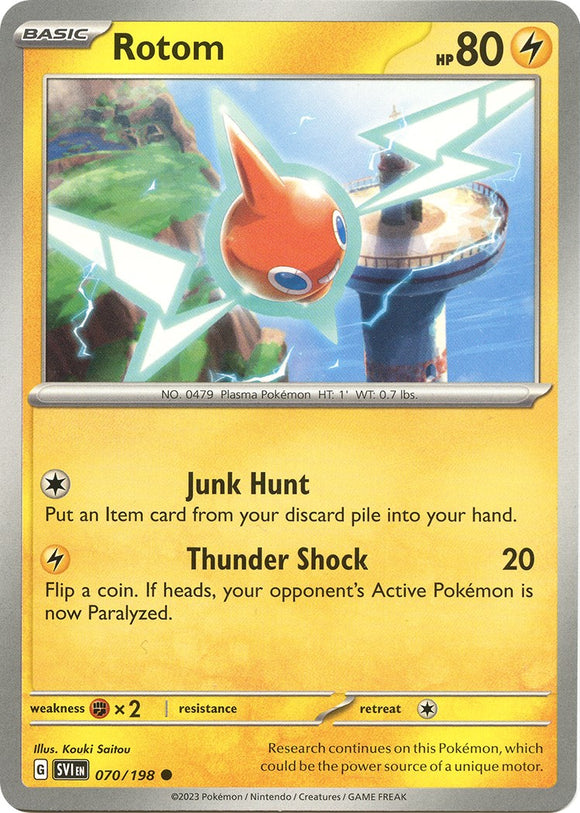 Rotom [070/198] [Scarlet & Violet Base Set] Reverse Holofoil