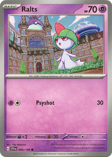 Ralts [084/198] [Scarlet & Violet Base Set] Reverse Holofoil