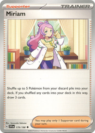 Miriam [179/198] [Scarlet & Violet Base Set] Reverse Holofoil