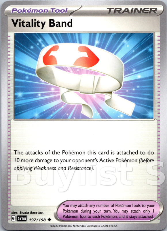 Vitality Band [197/198] [Scarlet & Violet Base Set]