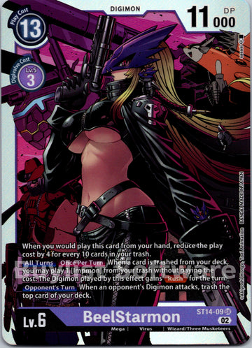 BeelStarmon [ST14-09 SR] [ Beelzemon Advanced Deck Set] Foil