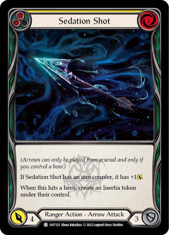 Sedation Shot (Yellow) [OUT125] [Outsiders] Rainbow Foil
