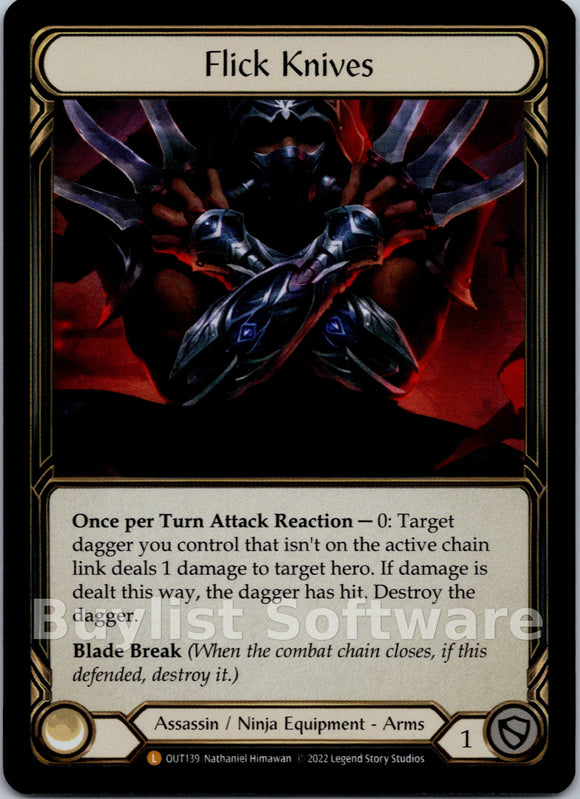 Flick Knives [OUT139] [Outsiders] Rainbow Foil