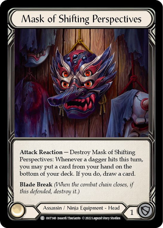 Mask of Shifting Perspectives [OUT140] [Outsiders] Cold Foil