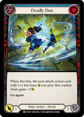 Deadly Duo (Blue) [OUT073] [Outsiders] Rainbow Foil
