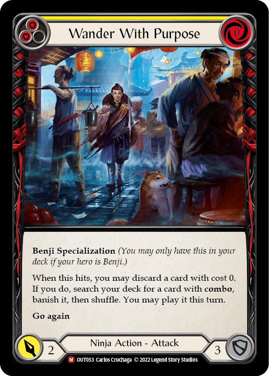 Wander With Purpose [OUT053] [Outsiders] Rainbow Foil