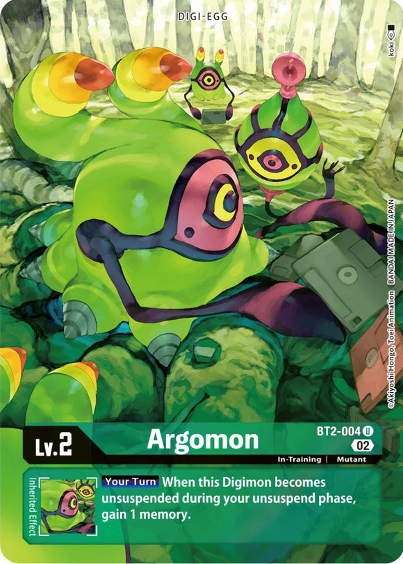 Argomon - BT2-004 (Alternate Art) [BT2-004 U] [ Beelzemon Advanced Deck Set] Foil