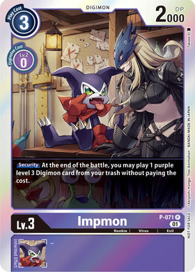 Impmon - P-071 (Limited Card Pack) [P-071] [Digimon Promotion Cards] Foil
