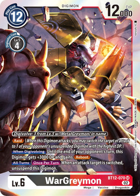 WarGreymon [BT12-070] [Across Time] Foil