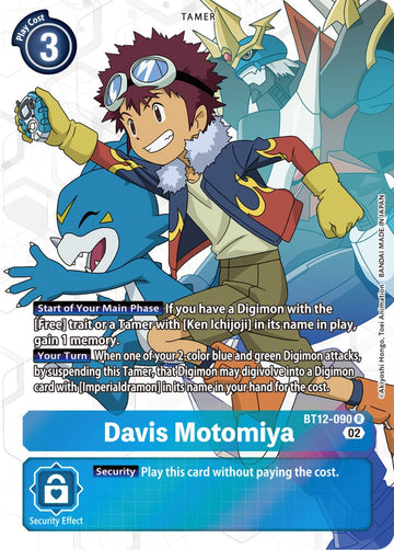 Davis Motomiya (Alternate Art) [BT12-090] [Across Time] Foil