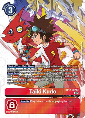 Taiki Kudo (Alternate Art) [BT12-087] [Across Time] Foil