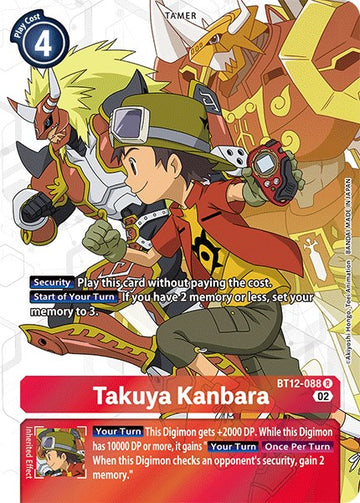 Takuya Kanbara (Alternate Art) [BT12-088] [Across Time] Foil