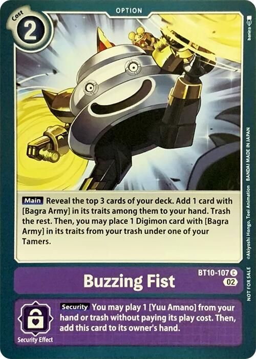 Buzzing Fist [BT10-107] [Revision Pack Cards]