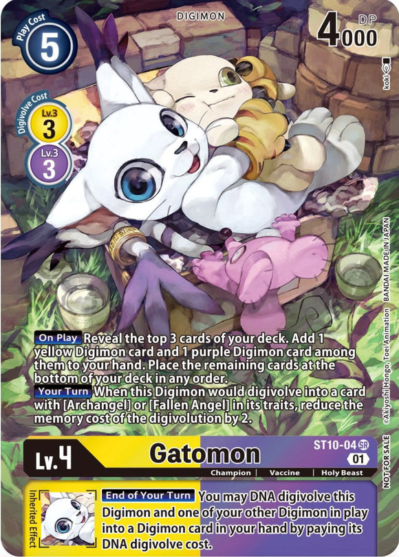 Gatomon (Official Tournament Pack Vol.9) [ST10-04 SR] [ Parallel World Tactician] Foil