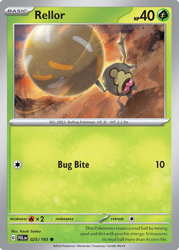 Rellor [025/193] [Paldea Evolved] Reverse Holofoil