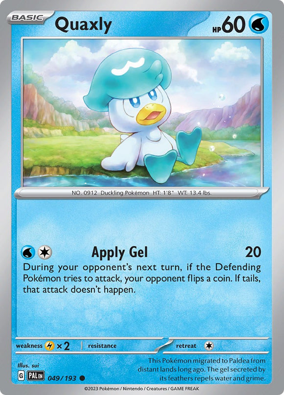 Quaxly [049/193] [Paldea Evolved]