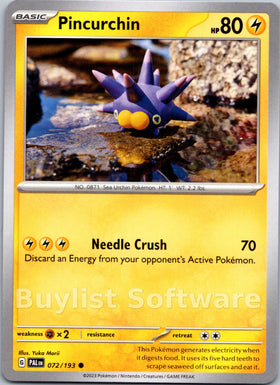 Pincurchin [072/193] [Paldea Evolved]