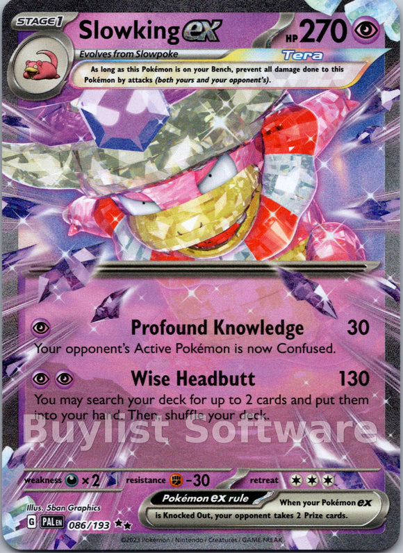 Slowking ex [086/193] [Paldea Evolved] Holofoil