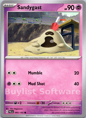 Sandygast [095/193] [Paldea Evolved]