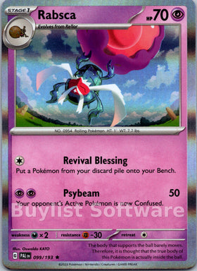 Rabsca [099/193] [Paldea Evolved] Holofoil