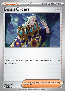Boss's Orders [172/193] [Paldea Evolved] Holofoil